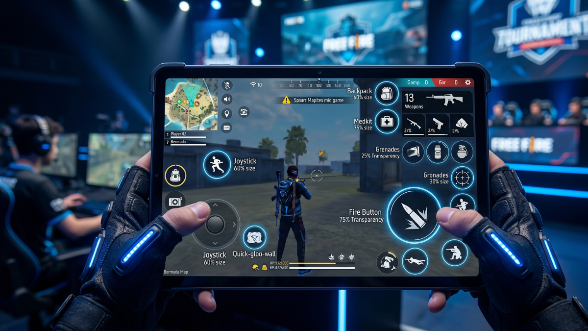 Best Free Fire Custom HUD Guide - Professional Controls Layout
